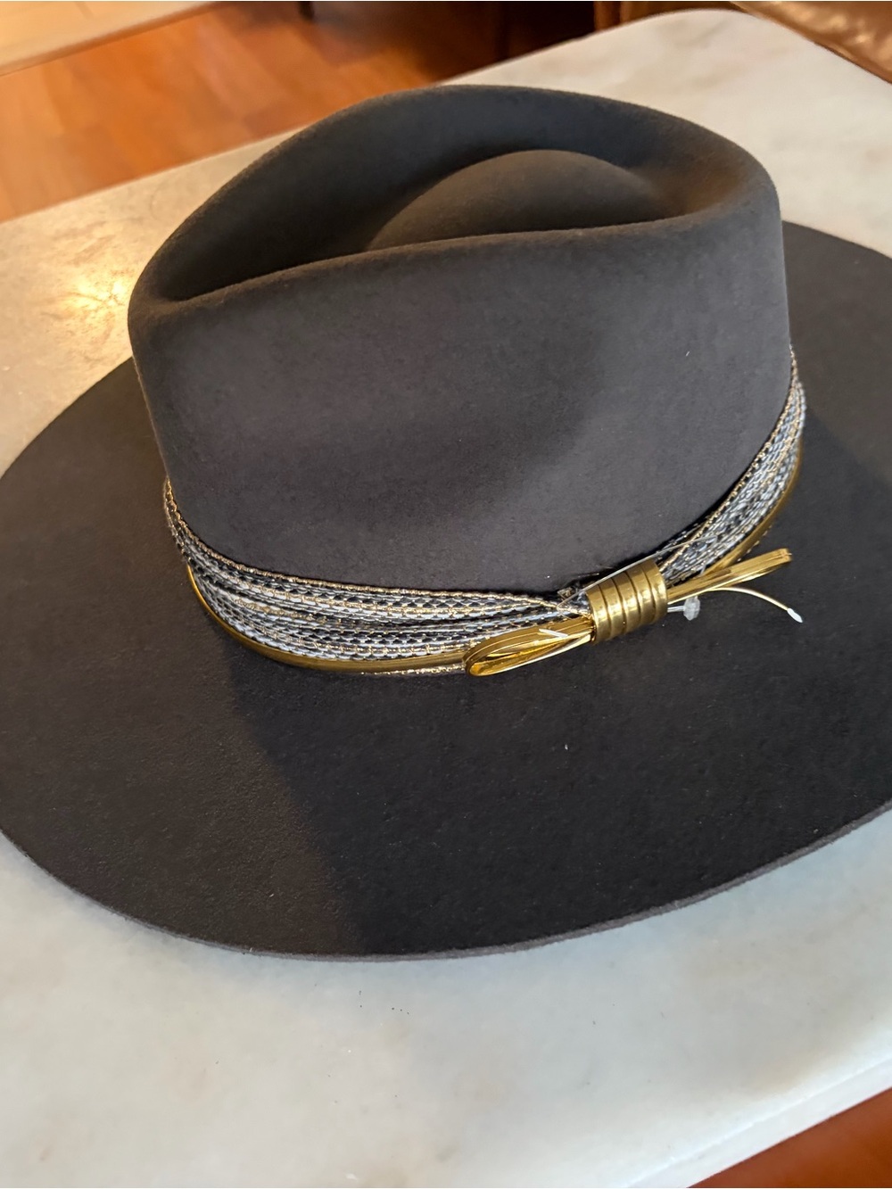 NWT Charlie 1 Horse X by Lainey Wilson Smoke Aint Clear Wool Felt Western Hat